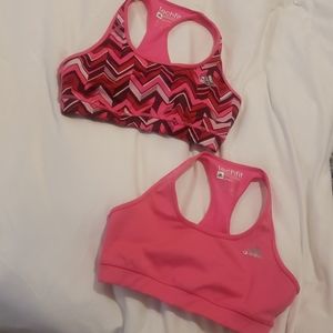 2-PACK ADIDAS TECHFIT SPORTS BRAS, SIZE S
